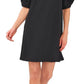 CeCe Women's Ruffle Sleeve Dress Black Size Large