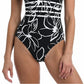 La Blanca Women's Strappy Back Tummy Control One Piece Swimsuit Black