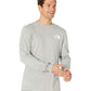 The North Face Men's Ls Box Nse Tee Gray Size Large