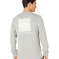 The North Face Men's Ls Box Nse Tee Gray Size Large