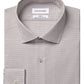 Calvin Klein Men's Slim Fit Non Iron Stretch Modern Check Dress Shirt Beige Size 16.5X34X35