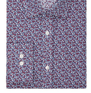 Tommy Hilfiger Men's Th Flex Cool Athletic Fit Dress Shirt Red Size 17X34X35