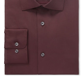 Calvin Klein Men's Regular Fit Stain Shield Dress Shirt Red Size 15.5X34X35