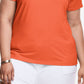 Champion Women's Classic Graphic Tee Orange Size 1X
