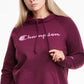 Champion Women's Comfy Cozy Hoodie Purple Size 3X