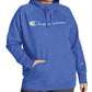 Champion Women's Powerblend Logo Hoodie Blue Size 3X