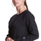 Champion Women's Power Blend Boyfriend Sweatshirt Black Size XX-Large