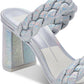 Dolce Vita Women's Paily Pride Braided Sandal Gray Size 8 M