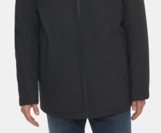 Calvin Klein Men's Infinite Stretch Jacket With Polar Fleece Lined Bib Black Size Large