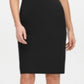 Calvin Klein Women's Scuba Crepe Empire Waist Sheath Dress Black Size 2