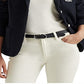 Ralph Lauren Women's Patch Jacquard Blazer Blue Size Small