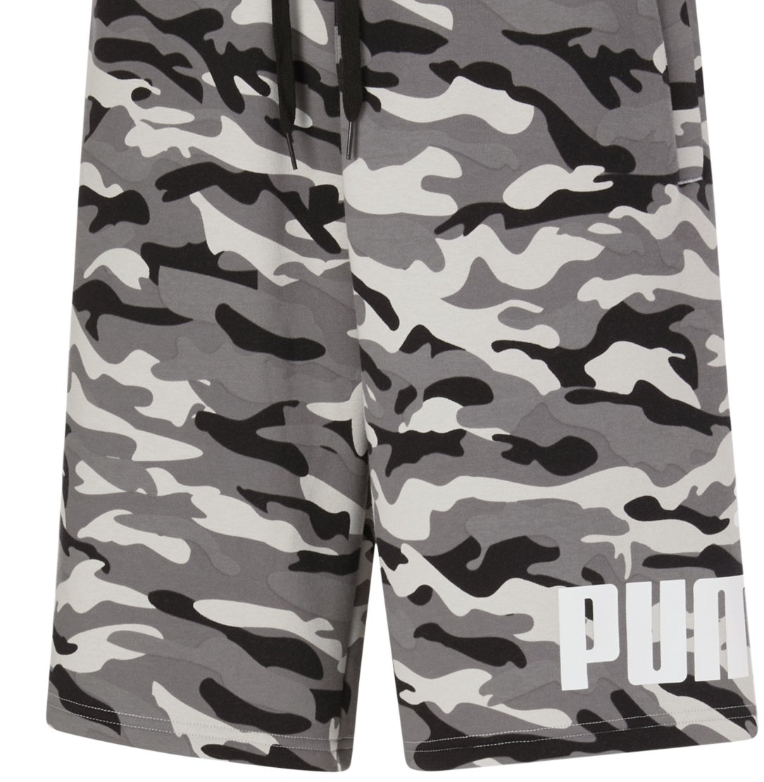 Puma Men's Camo Shorts Black Size Medium
