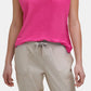 Tommy Hilfiger Women's Split T-Shirt Pink Size Small