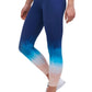 Tommy Hilfiger Women's Sport Ombre Length Leggings Blue Size X-Small