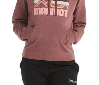 Marmot Women's Coastal Fleece Hoodie Red Size X-Small