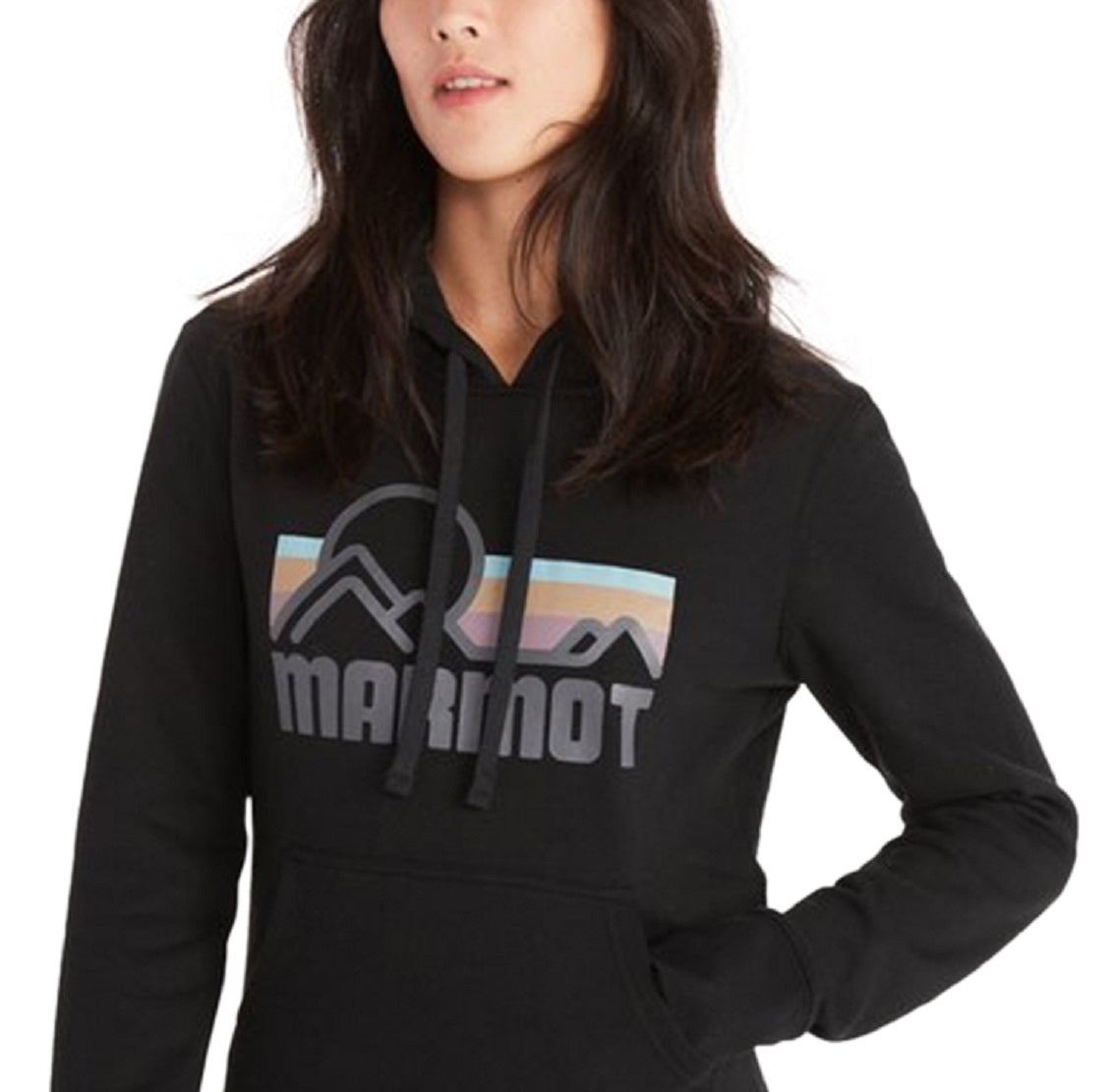 Marmot Women's Coastal Fleece Hoodie Black Size Small