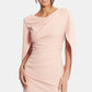 Betsy & Adam Women's Caped Sheath Dress Pink Size 2Petite