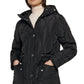 Kenneth Cole Women's Hooded Anorak Coat Black Size Small