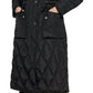 Kenneth Cole Women's Hooded Anorak Coat Black Size Small