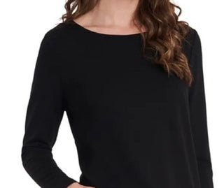 Vince Camuto Women's Cutout Long Sleeve Tunic Black Size Medium