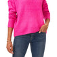 Vince Camuto Women's Center Seam Crewneck Sweater Pink Size X-Large