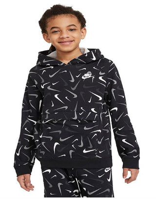 Nike Kid's Pocket Club Hoodie Black Size M