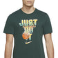 Nike Men's Just Do It Hoop T-Shirt Green Size Medium