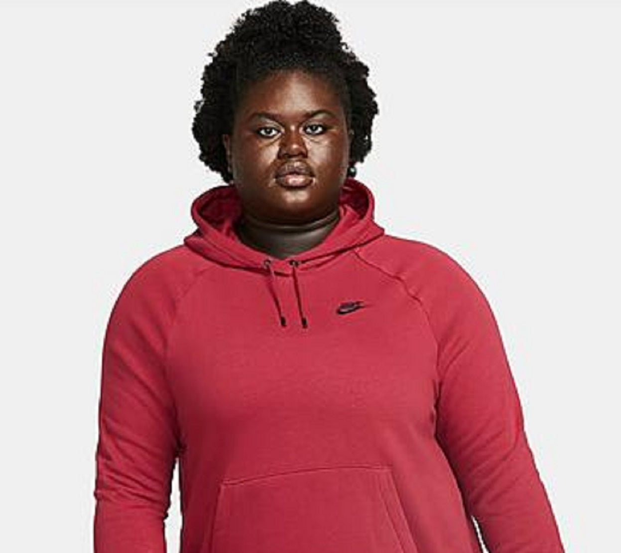 Nike Women's Essential Hoodie Pink Size 3X