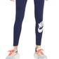 Nike Women's Essential Futura Leggings Blue Size X-Small