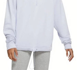 Nike Women's Easy Fleece Half Zip Top Blue Size X-Large
