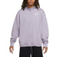 Nike Women's Easy Fleece Half Zip Top Purple Size X-Large