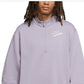 Nike Women's Easy Fleece Half Zip Top Purple Size X-Large