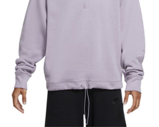 Nike Women's Easy Fleece Half Zip Top Purple Size X-Large