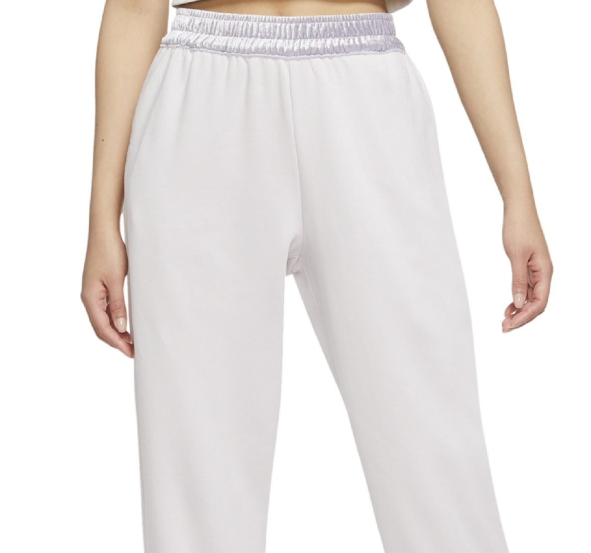 Nike Women's Sportswear Femme Easy Fleece Joggers White Size 2X