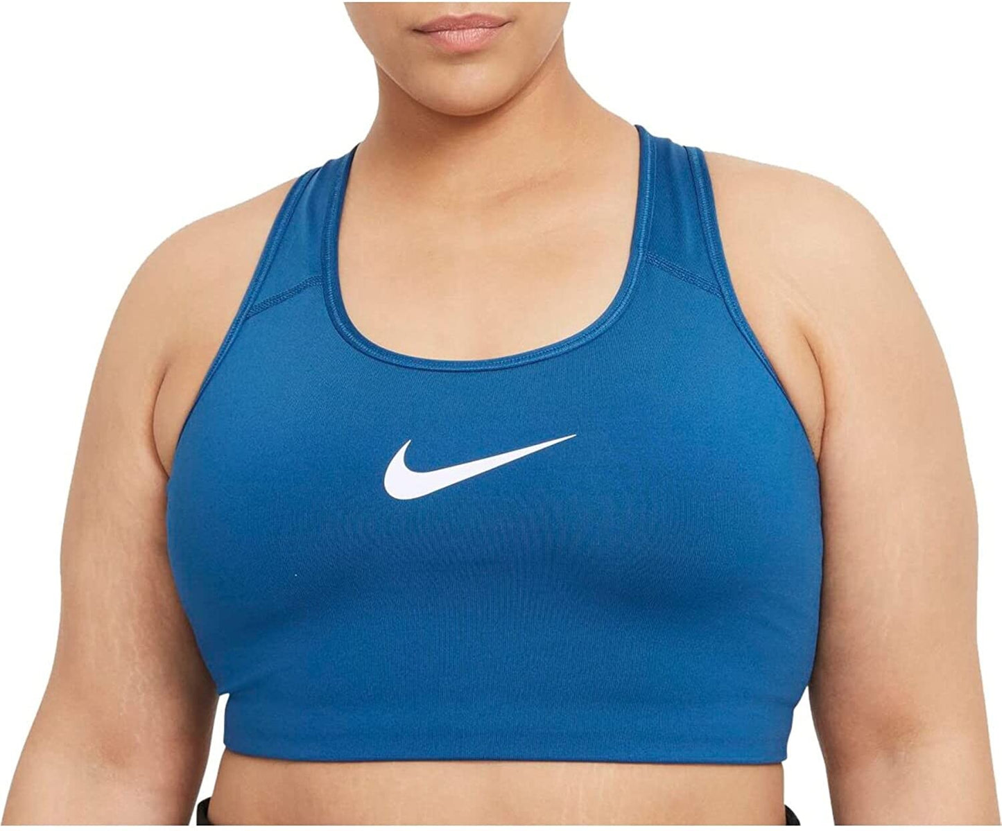 Nike Women's Dri Fit Medium Support Sports Bra Blue Size 1X