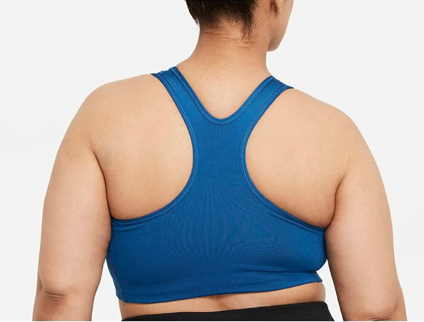 Nike Women's Dri Fit Medium Support Sports Bra Blue Size 1X