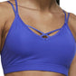Nike Women's Strappy Sports Bra Blue Size Medium