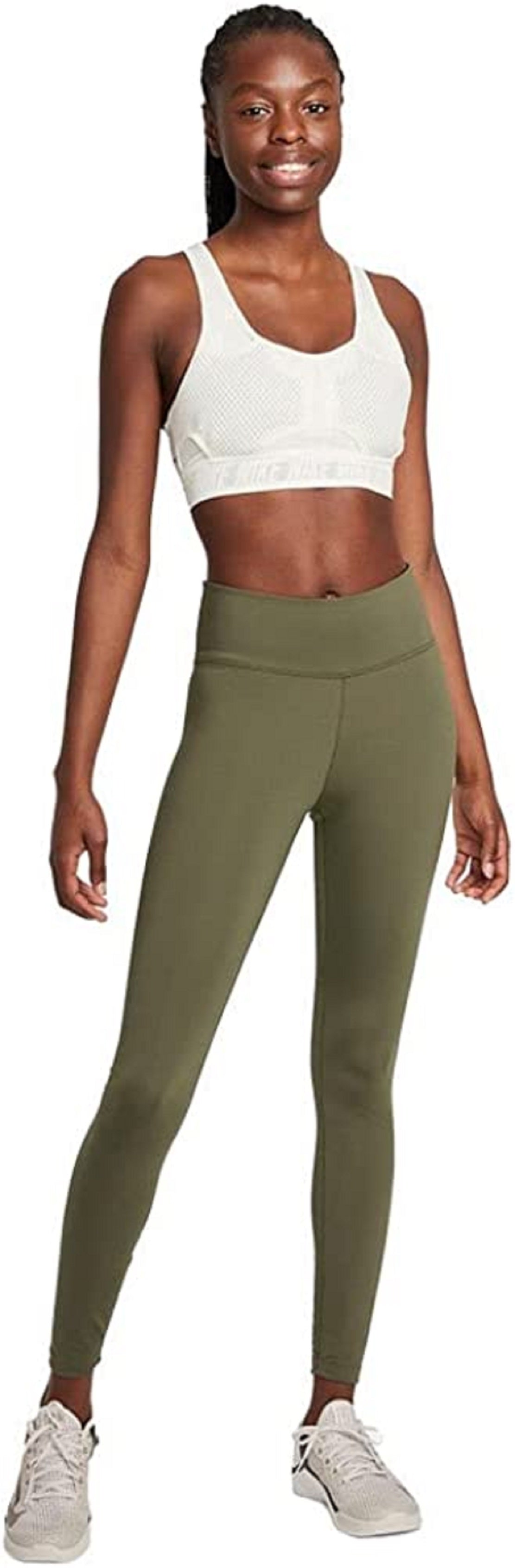 Nike Women's One Dri Fit Full Length Leggings Green Size Medium