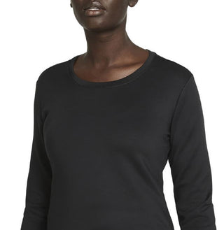 Nike Women's Therma Fit Long Sleeve Shirt Black Size Large