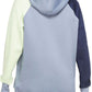 Nike Women's Therma Fit Fleece Color Block Training Hoodie Blue Size 1X
