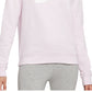 Nike Women's Essential Fleece Sweatshirt Pink Size 1X