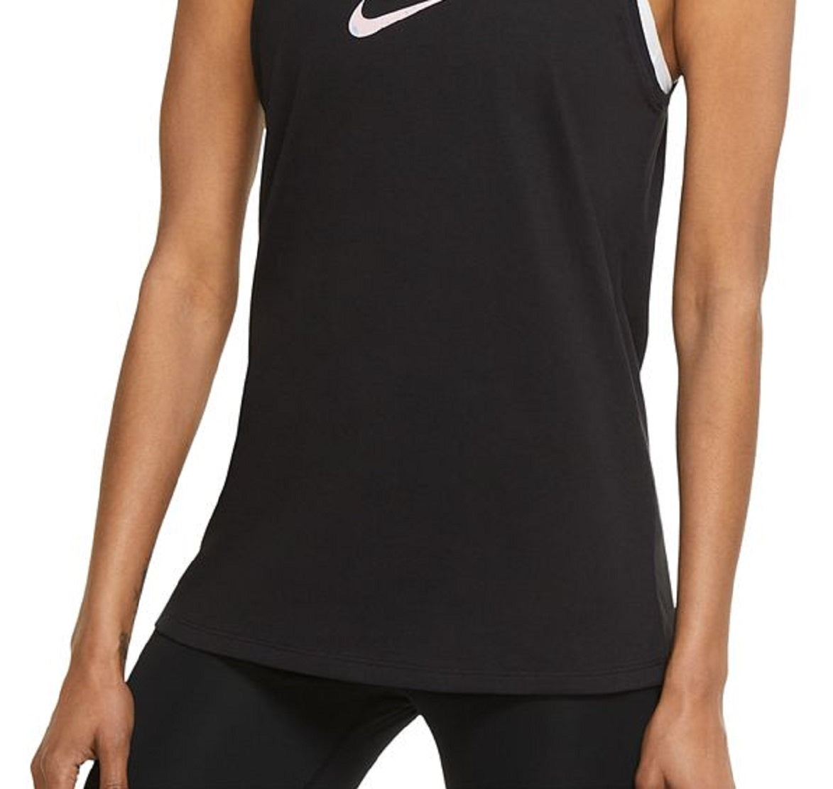 Nike Women's Dri Fit Graphic Training Tank Black Size X-Small