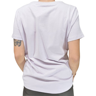 Nike Women's Stretch Logo Graphic Short Sleeve Crew Neck T-Shirt Purple Size 1X