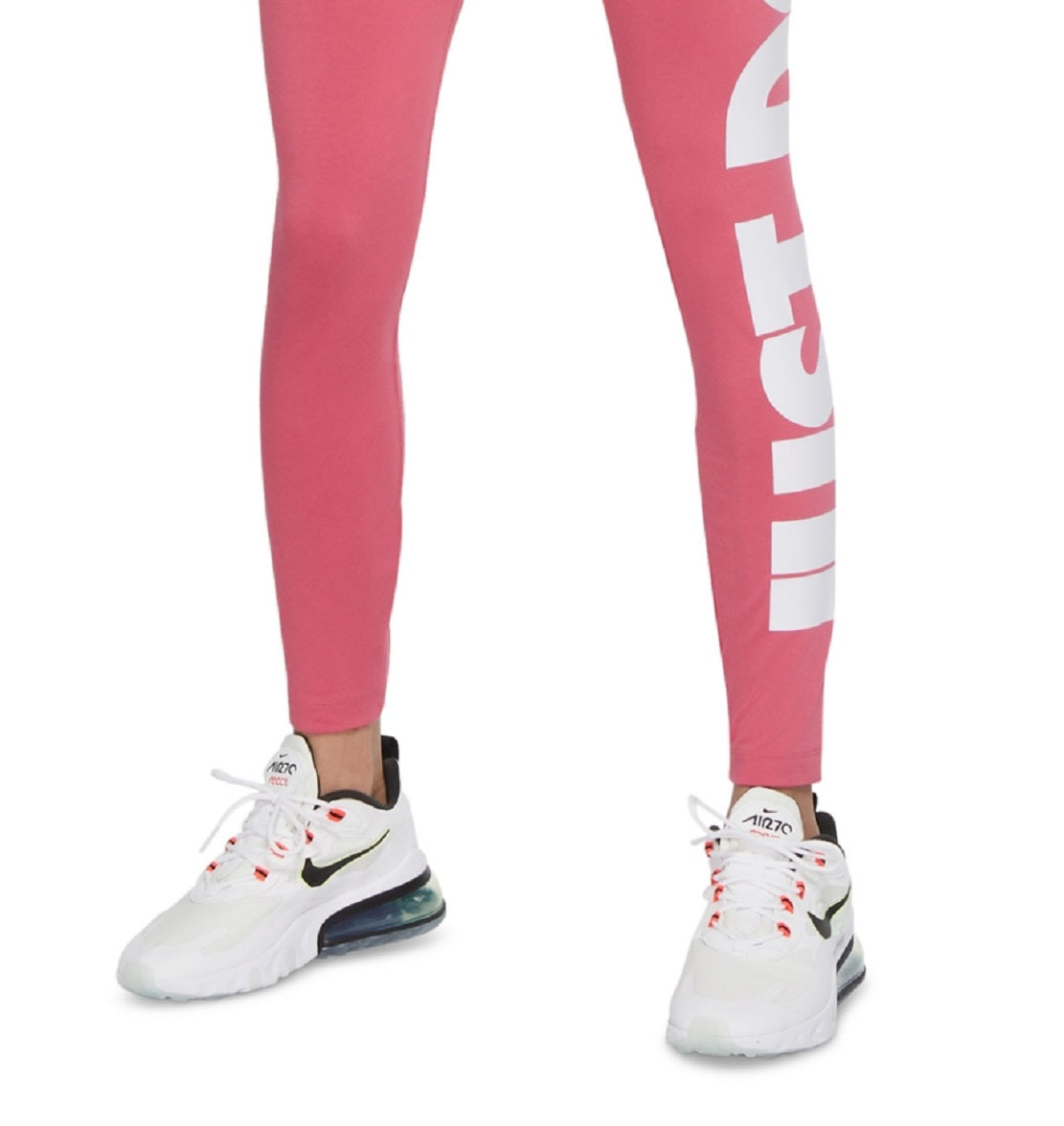 Nike Women's Essential Just Do It Full Length Leggings Pink Size Medium