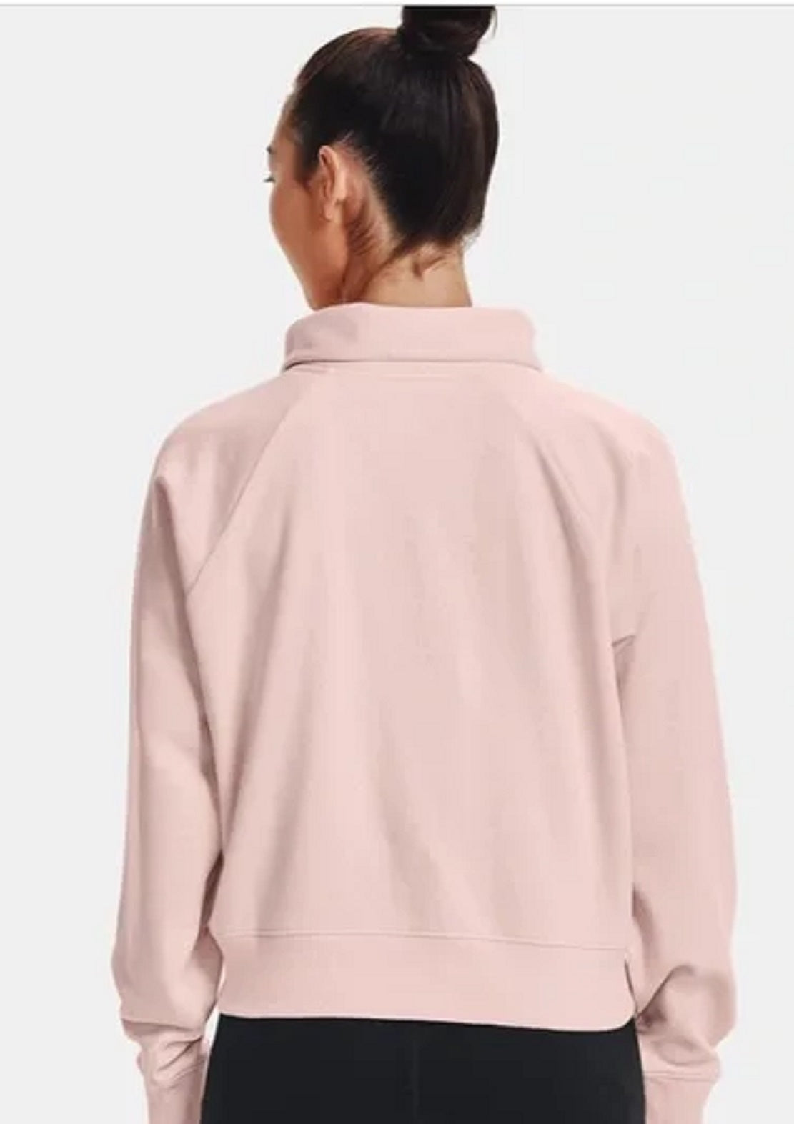 Under Armour Women's Rival Fleece Sweatshirt Pink Size Small