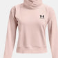 Under Armour Women's Rival Fleece Sweatshirt Pink Size Small