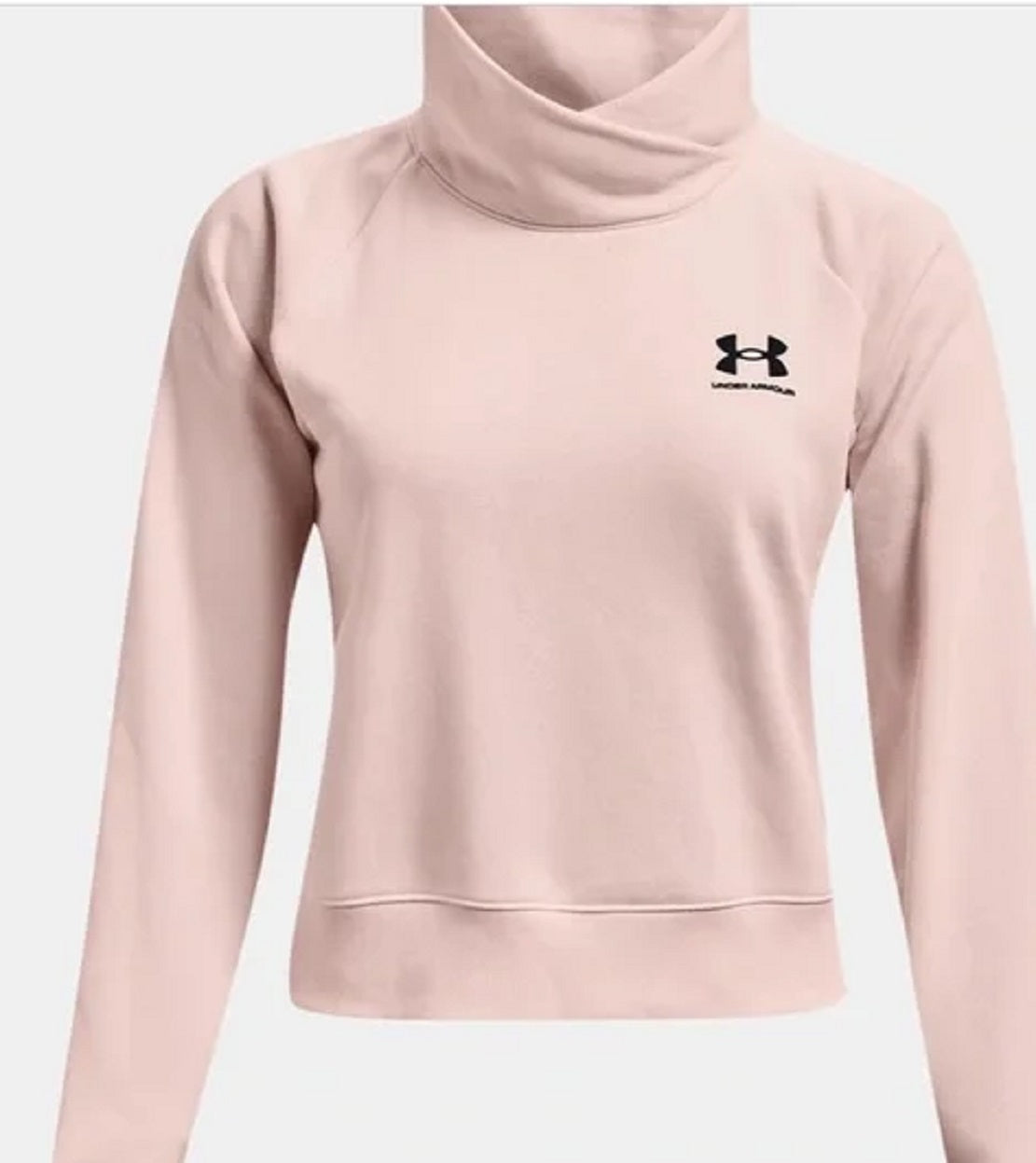 Under Armour Women's Rival Fleece Sweatshirt Pink Size Small