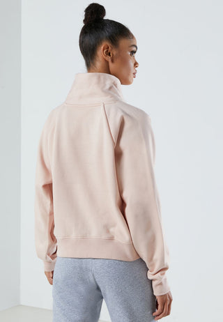 Under Armour Women's Rival Fleece Sweatshirt Pink Size X-Large