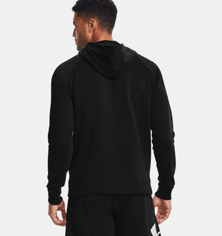 Under Armour Men's Plus Ua Rival Fleece Logo Hoodie Black Size 1X