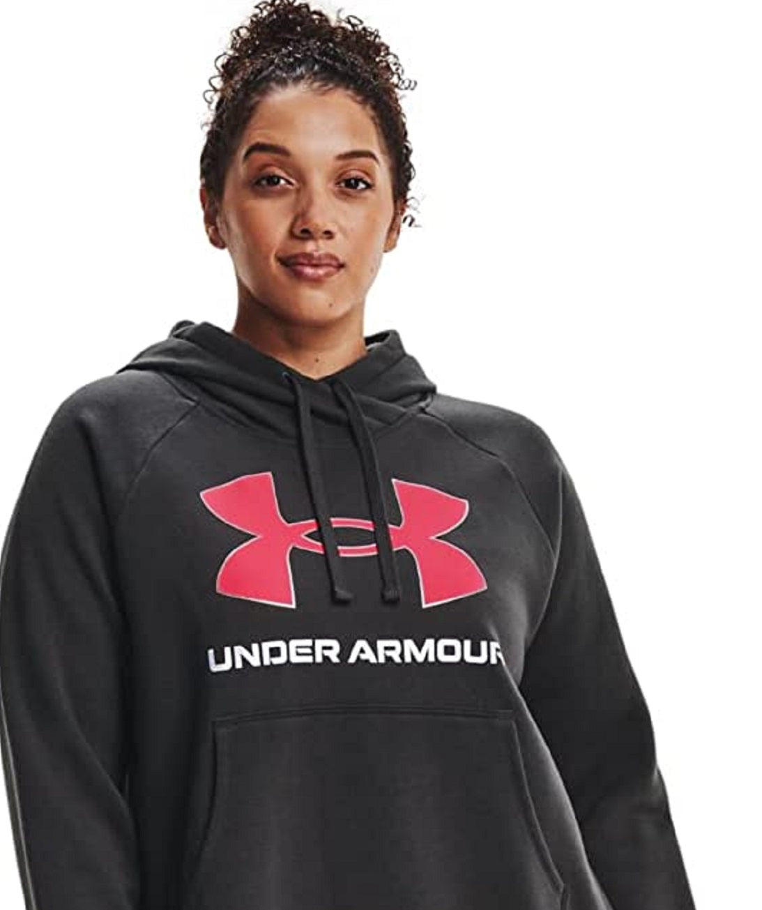 Under Armour Women's Rival Fleece Hoodie Black Size 3X